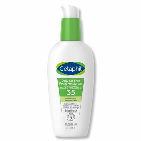 Cetaphil Daily Oil-Free Facial Moisturizer with Sunscreen 3 oz. Pump Bottle Unscented Lotion 30299411300